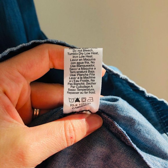 Current/Elliott Madeline Cold Shoulder Dress Blue - Picture 6 of 8